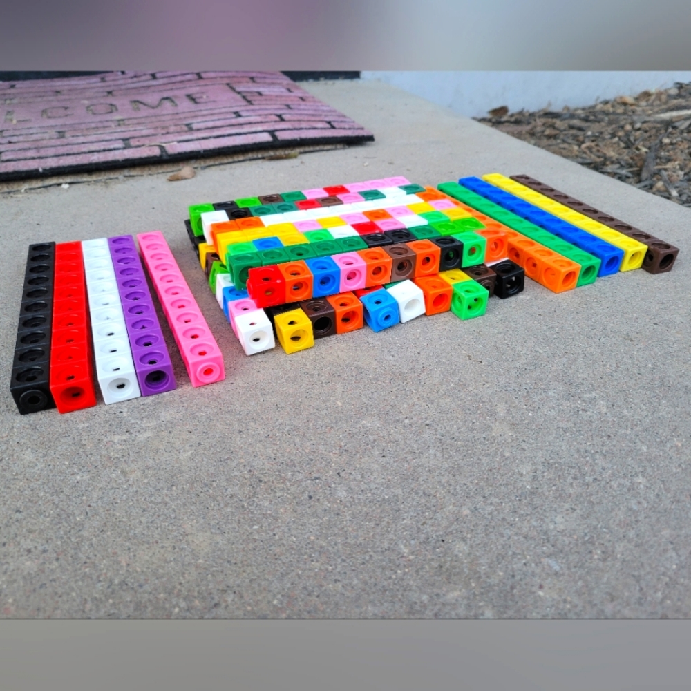 Math Manipulatives-Unifix Cubes, Tens Rods and More! - Picture 3 of 13